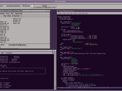ULTRIX 4.5 VAX, XUI DECwindows, and GNU Emacs.