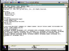 Windows 3.1 in OS/2 Warp 4, Golden Common Lisp